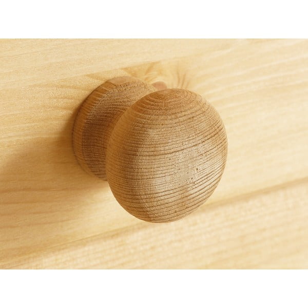 Vitrina iz masivnega bora v naravni barvi 180x35 cm Lisa – Støraa-image-1