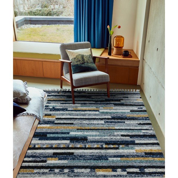 Modra preproga Asiatic Carpets Emir, 200 x 290 cm-image-4
