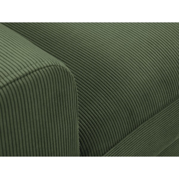 Zelena raztegljiva sedežna garnitura Kooko Home Jazz, desni kot-image-1