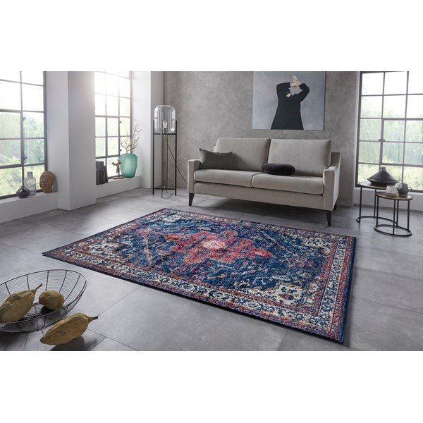 Modro-rdeča preproga Nouristan Azrow, 120 x 170 cm-image-1