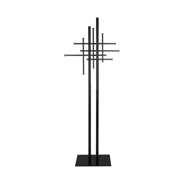 Črn jeklen obešalnik 71x185 cm Rumex – Dutchbone