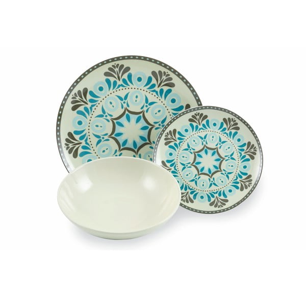 Jedilni servis iz porcelana in lončenine 18 kos Cala Jondal - VDE Tivoli 1996-image-3