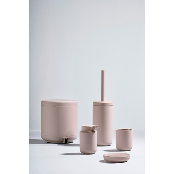 Svetlo rožnat porcelanast podstavek za milo Ume – Zone-image-1