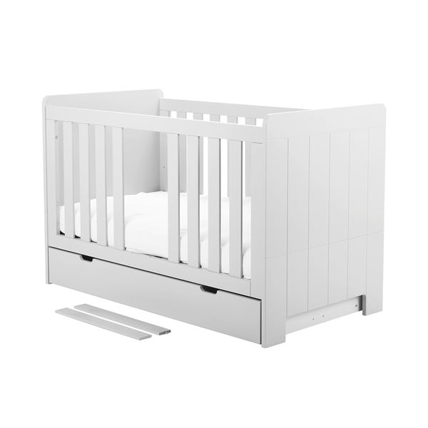 Bela otroška posteljica Pinio Calmo, 140 x 70 cm-image-2