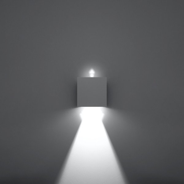 Bela LED stenska svetilka Pinio – Sollux-image-4