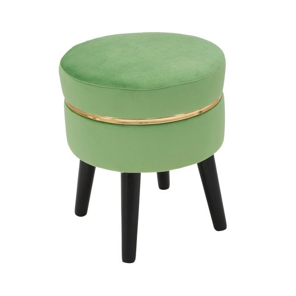 Mauro Ferretti Paris zelen oblazinjen stol, ⌀ 35 cm-image-2