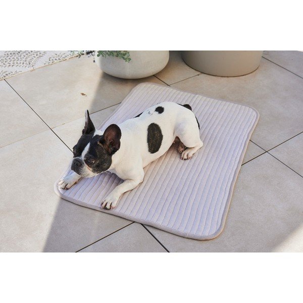 Siva bombažna podloga za pse 75x100 cm Onda Pebble M – MiaCara-image-3