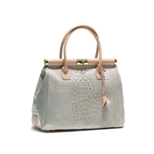 Usnjena torbica Anna Luchini 825 Beige-image-1