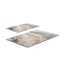 Sive/bež kopalniške preproge v kompletu 2 ks 60x100 cm – Foutastic