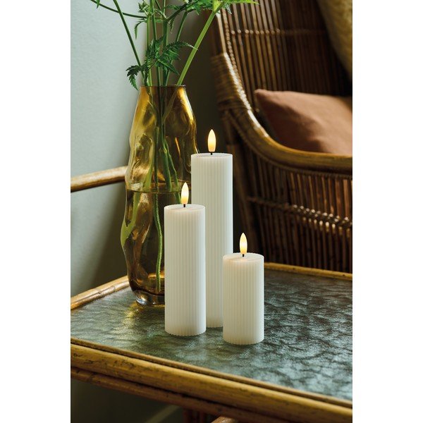 Bela svetlobna dekoracija v kompletu 3 kos Smilla - Sirius-image-1