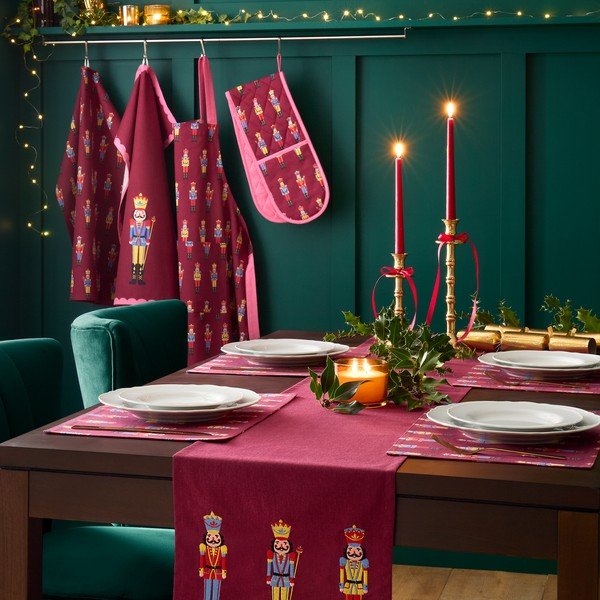Bombažne kuhinjske krpe v kompletu 4 ks z božičnim motivom 70x50 cm Christmas Nutcracker – Catherine Lansfield-image-2