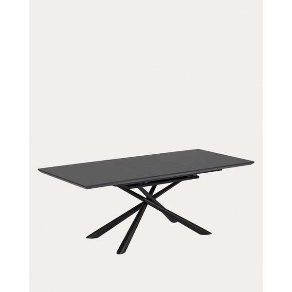 Raztegljiva jedilna miza z dodatno ploščo s keramično ploščo 90x160 cm Theone – Kave Home-image-4