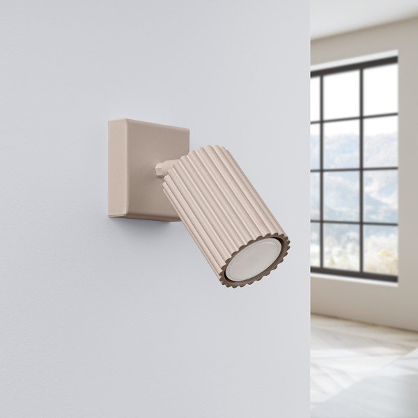 Sivorjavo kovinsko točkovno svetilo 8x16 cm Gleam – Sollux-image-2