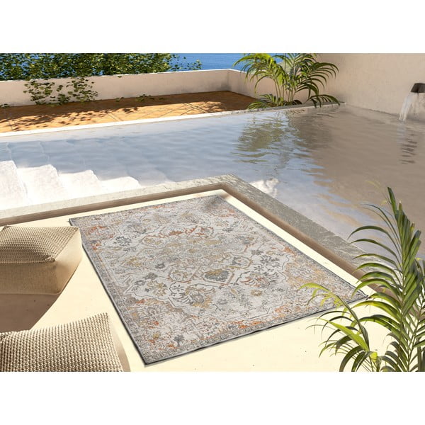 Kremno bela notranja in zunanja preproga 80x150 cm Samara – Universal-image-1