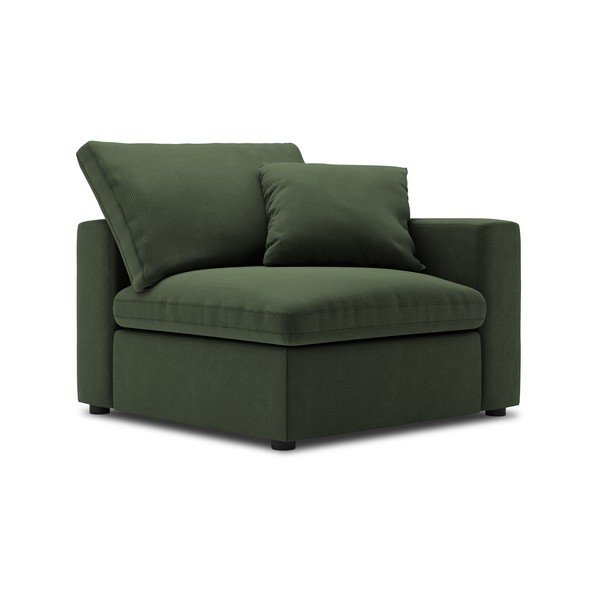 Temno zelen kotni del modularne zofe Windsor & Co Sofas Galaxy, desni kot-image-2