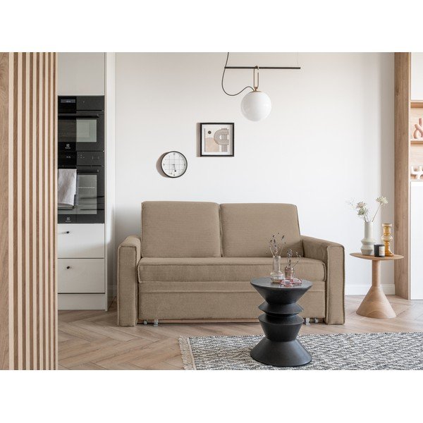 Bež raztegljiv kavč 168 cm Lucky Lucy - Miuform-image-1