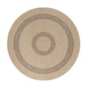 Črno-bež okrogla zunanja preproga ø 80 cm Comilla – Ayyildiz Carpets