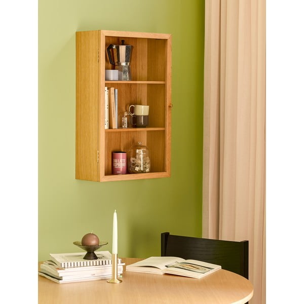 Stenska vitrina v hrastovem dekorju 50x80 cm Panorama – Hübsch-image-3