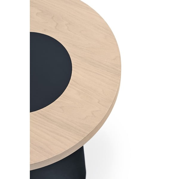 Modra/v naravni barvi klubska mizica v jesenovem dekorju 50x120 cm Nori – Teulat-image-4