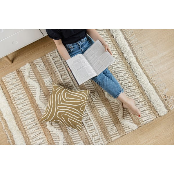 Bež preproga iz jute Flair Rugs Medina, 160 x 230 cm-image-4