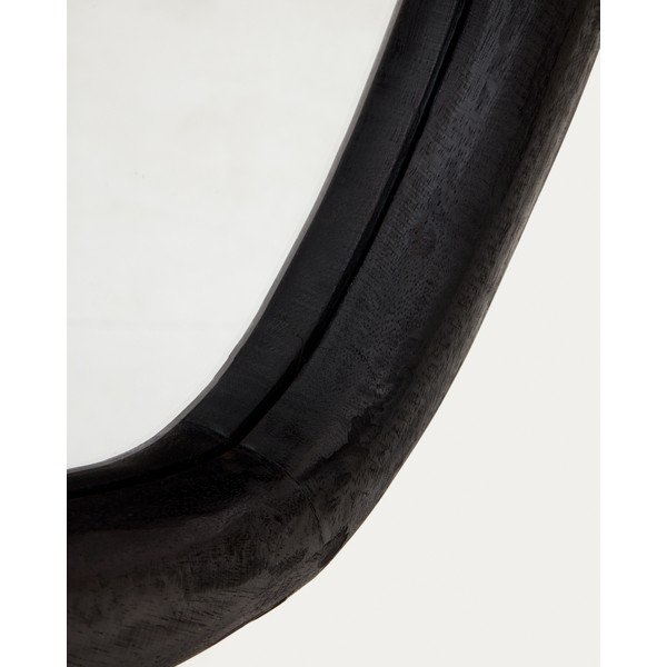 Stensko ogledalo z lesenim okvirjem 60x110 cm Magrit – Kave Home-image-4