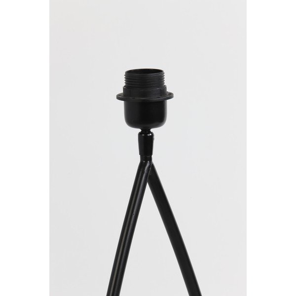 Mat črno kovinsko podnožje za namizno svetilko 51 cm Tamsu – Light & Living-image-2