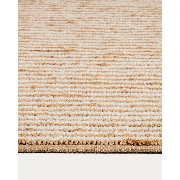 Ročno tkana preproga iz jute v naravni barvi 200x300 cm Derule – Kave Home-image-3