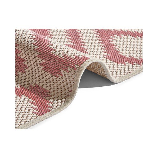 Rdeče-krem zunanja preproga NORTHRUGS Isle, 140 x 200 cm-image-3
