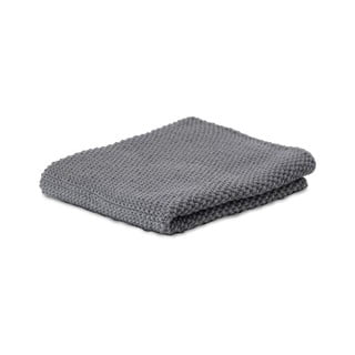Komplet 3 antracit bombažnih kuhinjskih krp Zone Garro, 27 x 27 cm