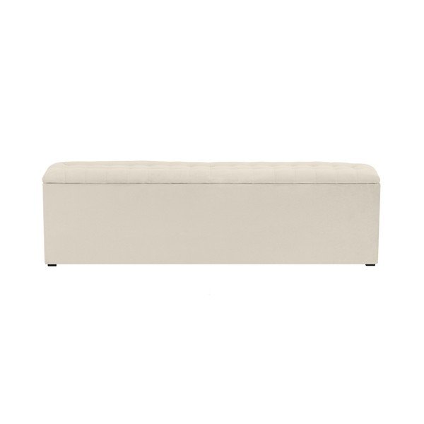 Krem otoman s prostorom za shranjevanje Windsor & Co Sofas Nova, 200 x 47 cm-image-1