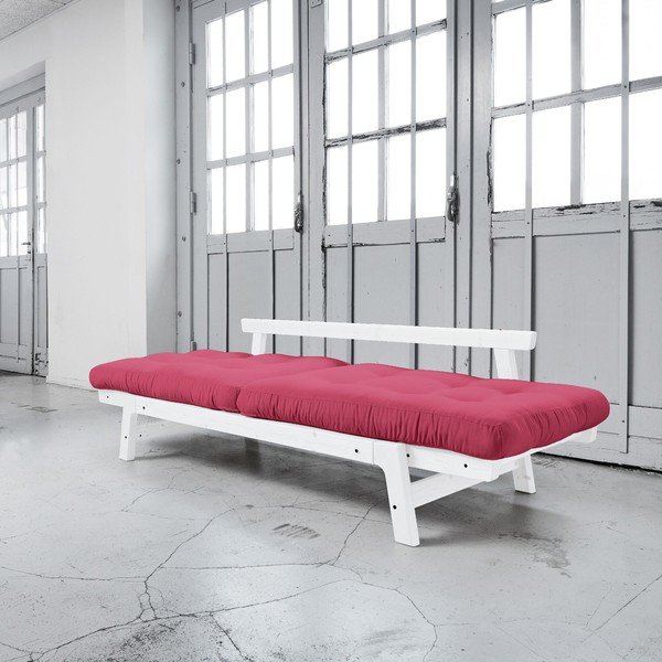 Raztegljiv kavč Karup Step White/Magenta-image-3