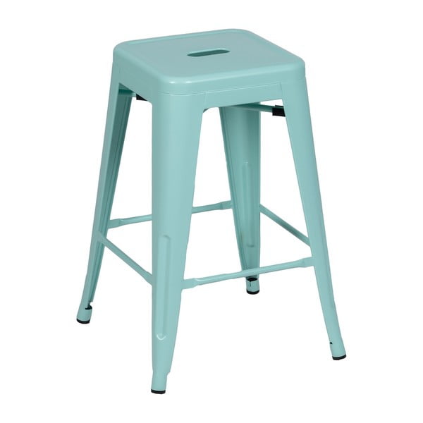 Turkizni kovinski barski stoli v kompletu 2 ks (višina sedeža 61 cm) – Ixia