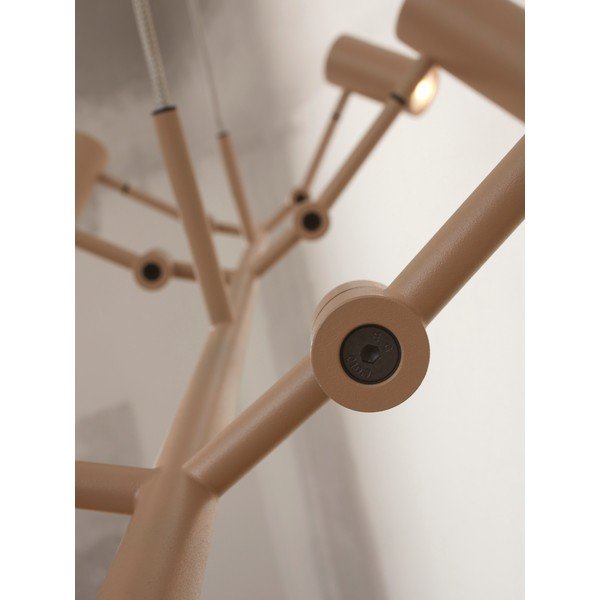 Bež viseča svetilka s kovinskim senčnikom Montreux – it's about RoMi-image-4