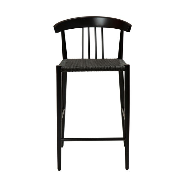 Črn barski stol DAN-FORM Denmark Sava, višina 91,5 cm-image-1