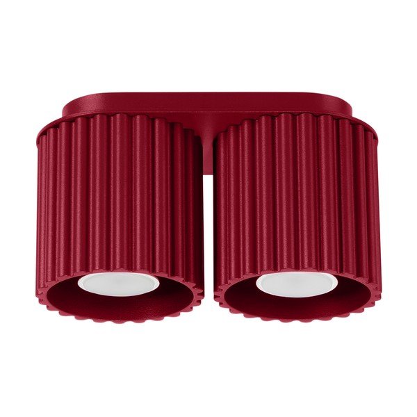 Bordo rdeče kovinsko točkovno svetilo 10x21 cm Zora – Sollux