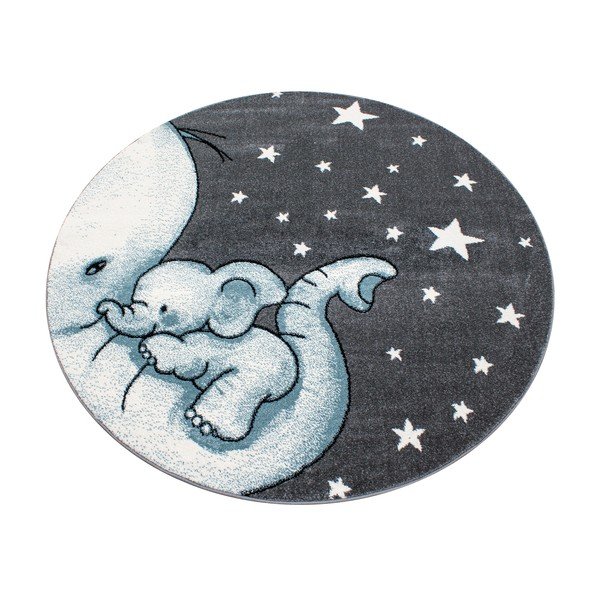 Modro-siva otroška preproga ø 120 cm Kids – Ayyildiz Carpets