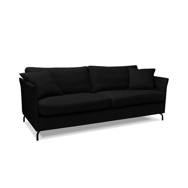 Črna trisedežna zofa Windsor & Co. Zofe Saturne-image-2