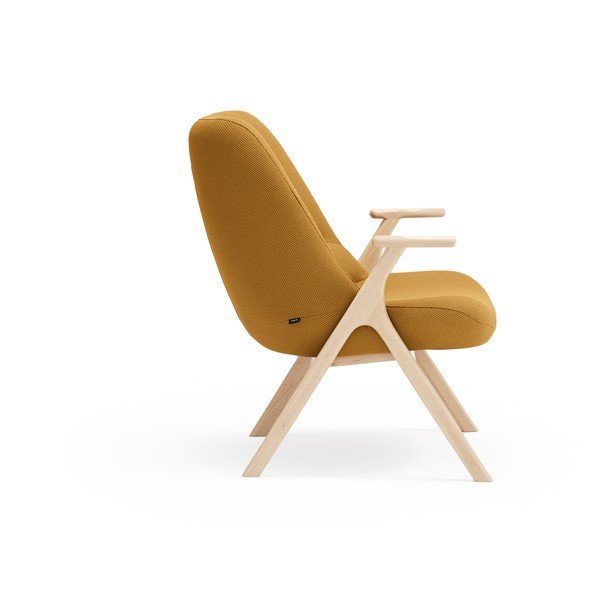 Gorčično rumen fotelj Dins – Teulat-image-2