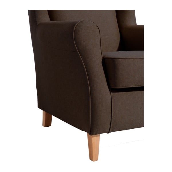 Temno rjav fotelj Max Winzer Lorris Chocolate-image-4
