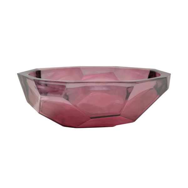 Rožnata skleda iz recikliranega stekla Mauro Ferretti Stone, ø 25 cm-image-2