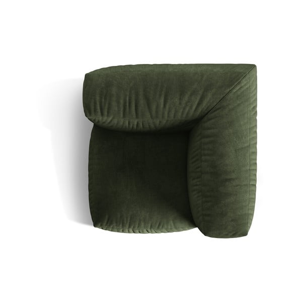 Zelen žameten modul za sedežno garnituro (s kotom po izbiri) Martina – Micadoni -image-3