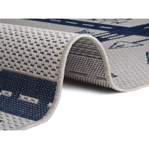 Modra otroška preproga Ragami City, 120 x 170 cm-image-2