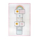 Bela/rožnata otroška preproga 120x170 cm Bouncy – Hanse Home