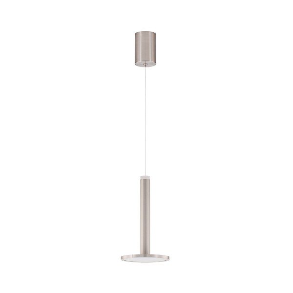 Kovinska LED viseča svetilka v mat srebrni barvi ø 15 cm Palencia – Nova Luce