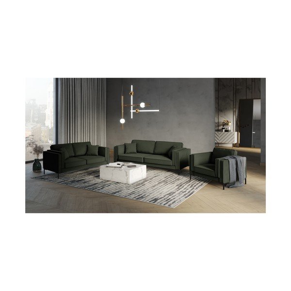 Temno zelena zofa Milo Casa Attilio, 230 cm-image-4