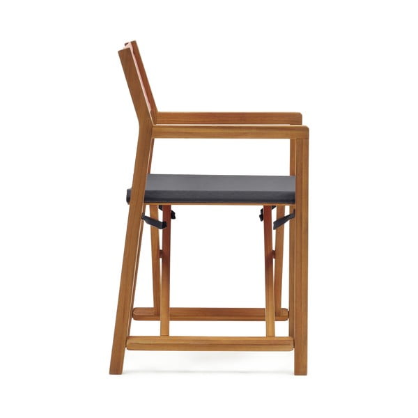 Črn lesen vrtni stol Thianna - Kave Home-image-2