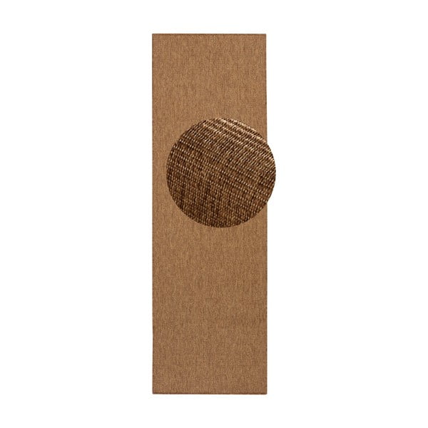 Rjav zunanji in notranji tekač 80x350 cm Nature – Hanse Home