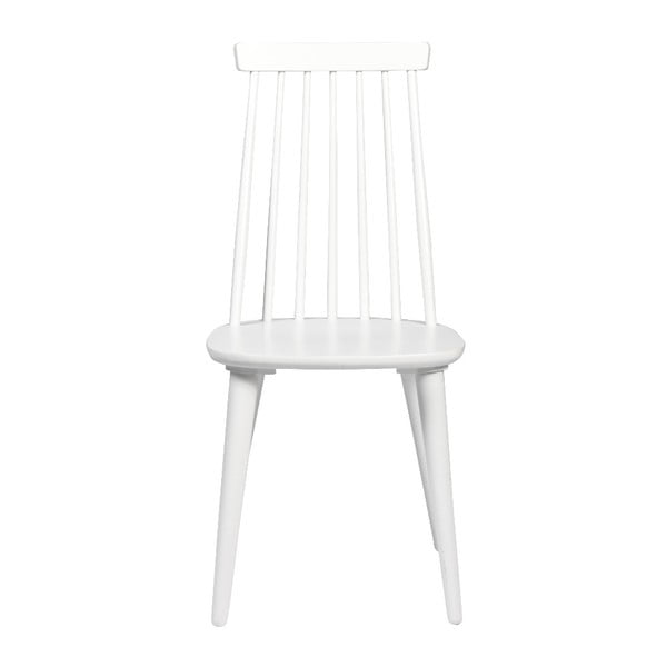 Bel jedilni stol iz lesa kavčukovca Rowico Lotta-image-2