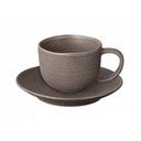 Temno rjave keramične skodelice v kompletu 2 ks 190 ml Kumi – Blomus