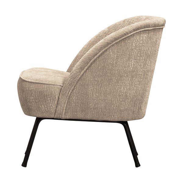 Bež fotelj iz šenilje Vogue – WOOOD-image-2